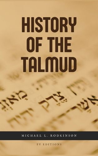 Cover image for History of the Talmud