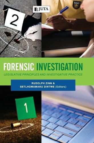 Cover image for Forensic investigation: Legislative principles and scientific practices