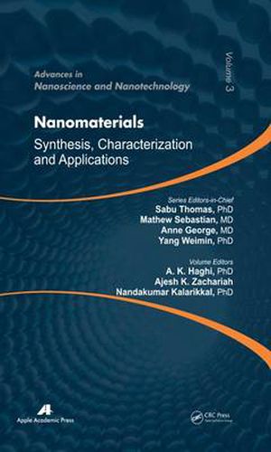 Cover image for Nanomaterials: Synthesis, Characterization, and Applications