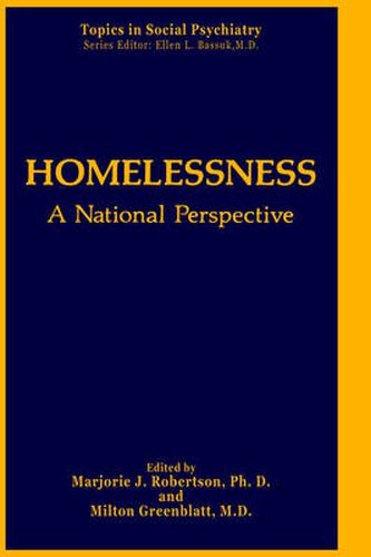 Cover image for Homelessness: A National Perspective