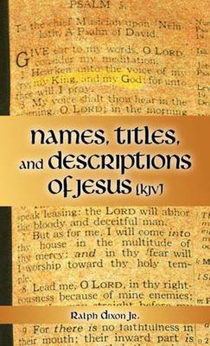 Cover image for Names, Titles, and Descriptions of Jesus (KJV)