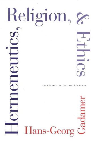 Cover image for Hermeneutics, Religion, and Ethics