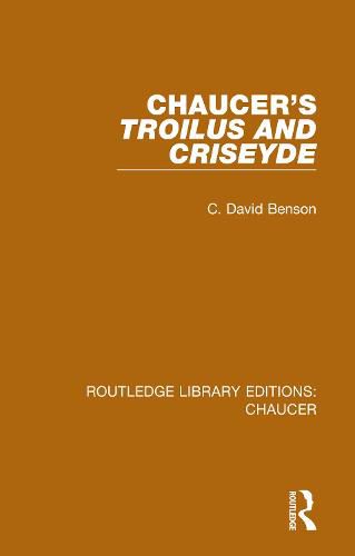 Cover image for Chaucer's Troilus and Criseyde