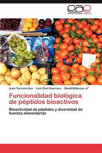 Cover image for Funcionalidad biologica de peptidos bioactivos