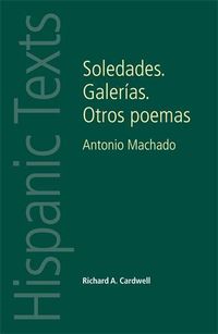 Cover image for Soledades. Galerias. Otros Poemas: Antonio Machado