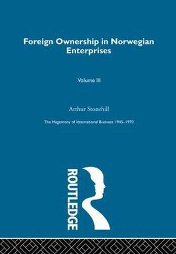 Cover image for Foreign Ownership Norwegn Ent