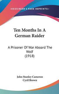 Cover image for Ten Months in a German Raider: A Prisoner of War Aboard the Wolf (1918)