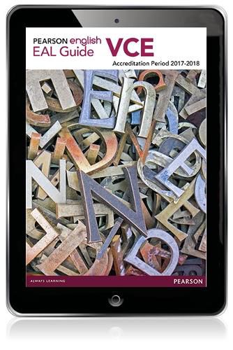 Cover image for Pearson English VCE EAL Guide eBook
