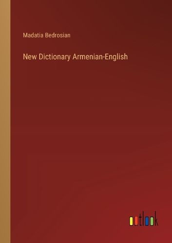 Cover image for New Dictionary Armenian-English