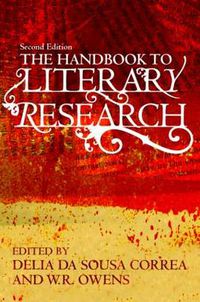 Cover image for The Handbook to Literary Research