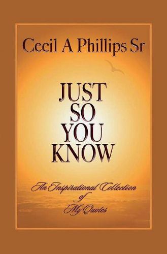 Cover image for Just So You Know