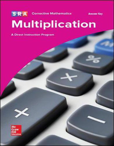 Cover image for Corrective Mathematics Multiplication, Additional Answer Key