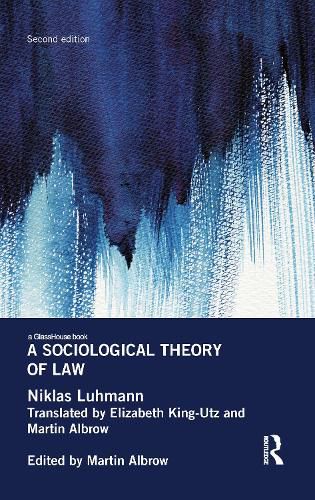 Cover image for A Sociological Theory of Law