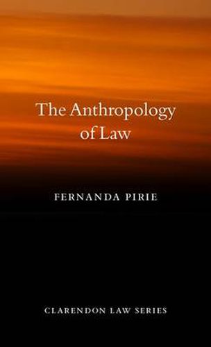 Cover image for The Anthropology of Law