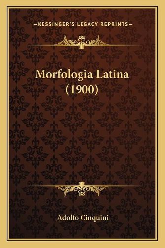 Morfologia Latina (1900)