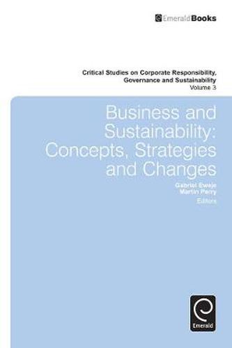 Cover image for Business & Sustainability: Concepts, Strategies and Changes