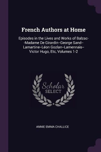 Cover image for French Authors at Home