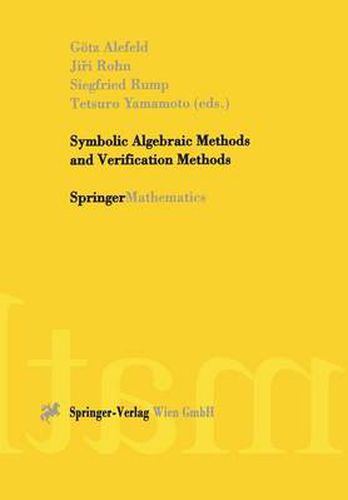 Cover image for Symbolic Algebraic Methods and Verification Methods