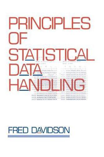 Cover image for Principles of Statistical Data Handling