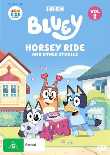 Cover image for Bluey: Horsey Ride and other stories, Volume 2 (DVD)