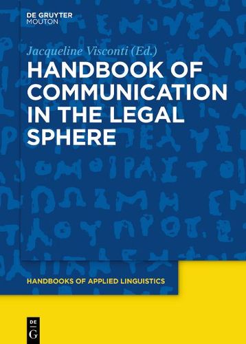 Cover image for Handbook of Communication in the Legal Sphere