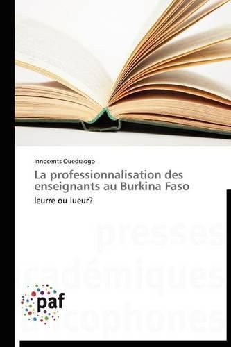 Cover image for La Professionnalisation Des Enseignants Au Burkina Faso