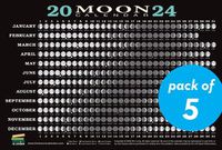 Cover image for 2024 Moon Calendar Card (5 pack)