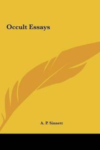 Cover image for Occult Essays