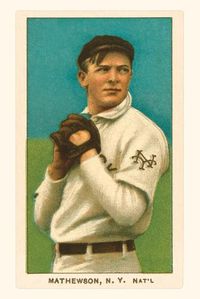 Cover image for Vintage Journal Early Baseball Card, Christy Mathewson