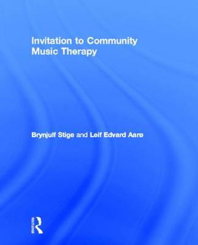 Cover image for Invitation to Community Music Therapy