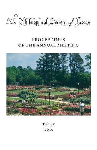 Cover image for Philosophical Society of Texas, Proceedings of the Annual Meeting