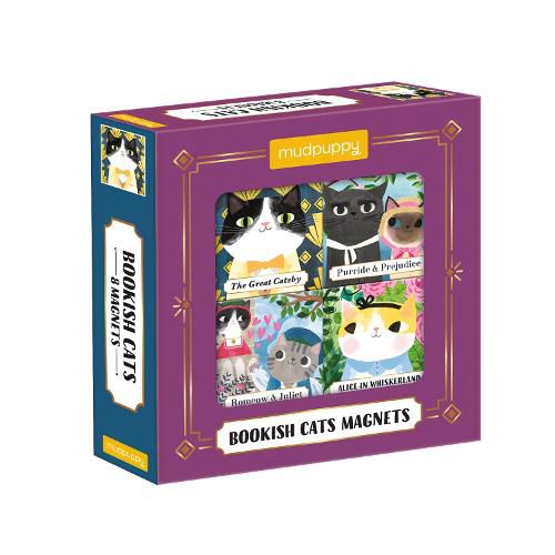 Cover image for Bookish Cats Magnets