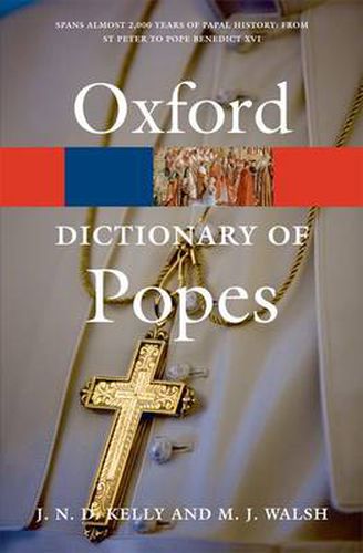 Cover image for A Dictionary of Popes