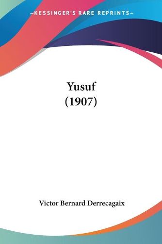 Cover image for Yusuf (1907)