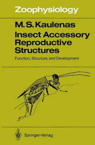 Cover image for Insect Accessory Reproductive Structures: Function, Structure, and Development