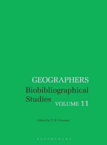 Geographers: Biobibliographical Studies