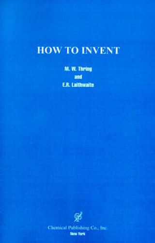 Cover image for How to Invent