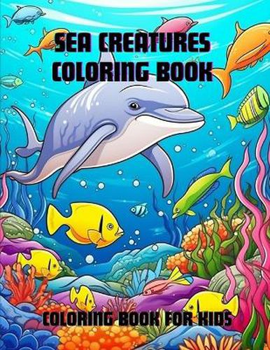 Cover image for Sea Creatures Coloring Book