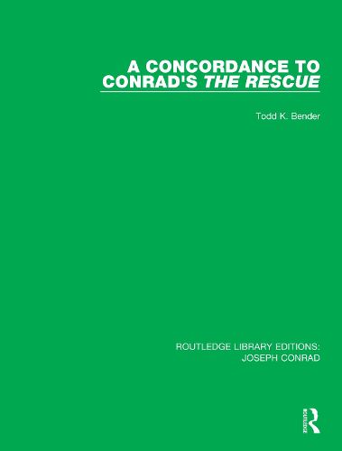 A Concordance to Conrad's The Rescue