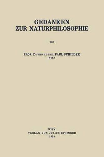 Gedanken Zur Naturphilosophie