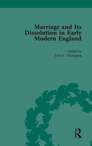 Cover image for Marriage and Its Dissolution in Early Modern England, Volume 4