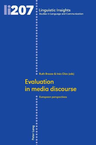 Cover image for Evaluation in media discourse: European perspectives