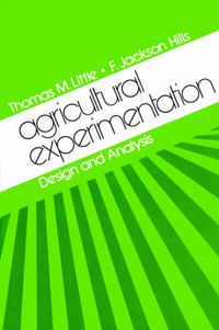 Cover image for Agricultural Experimentation: Design and Analysis