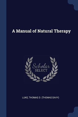 Cover image for A Manual of Natural Therapy