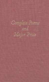 Cover image for The Complete Poems and Major Prose