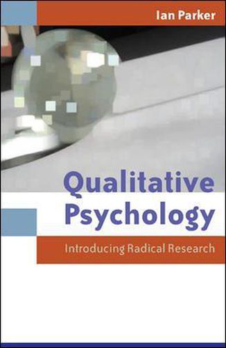 Cover image for Qualitative Psychology