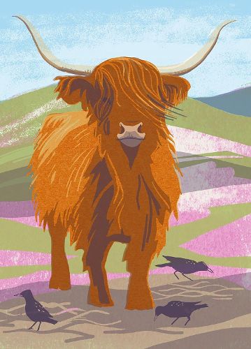 Cover image for Nature Notebook: Highland Cow