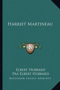 Cover image for Harriet Martineau