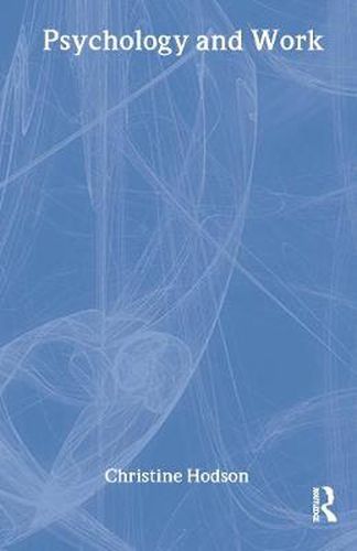 Cover image for Psychology and Work