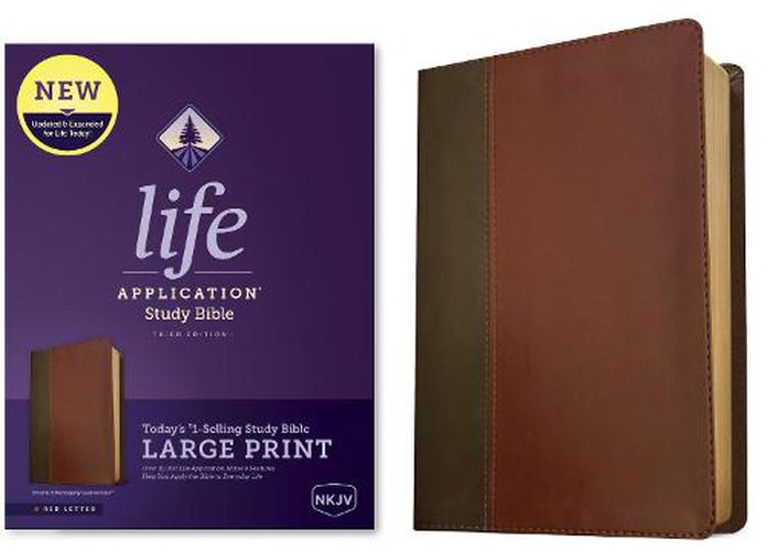 Cover image for NKJV Life Application Study Bible Third Edition, Large Print